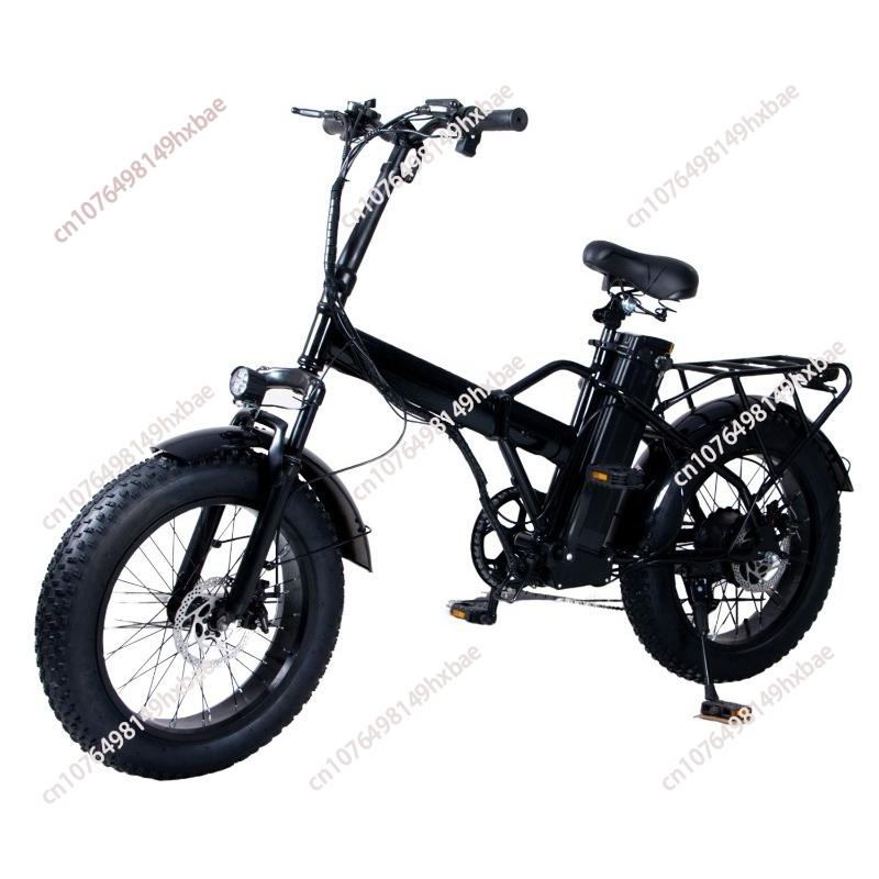 Folding Electric Scooter - Складной портативный электросамокат для снега, двухколесный