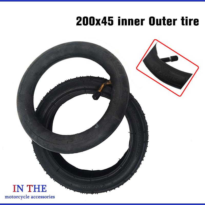 Scooter Tire - Утолщенная шина для самоката, размер 200x45,