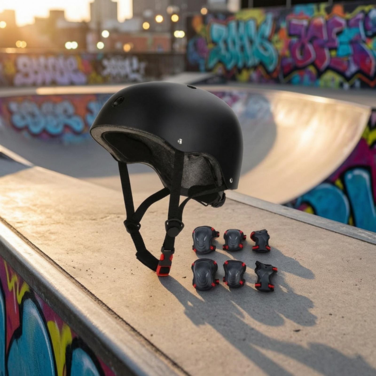 Прочный шлем для катания на ро – обзор и цена Scooter Helmet Set