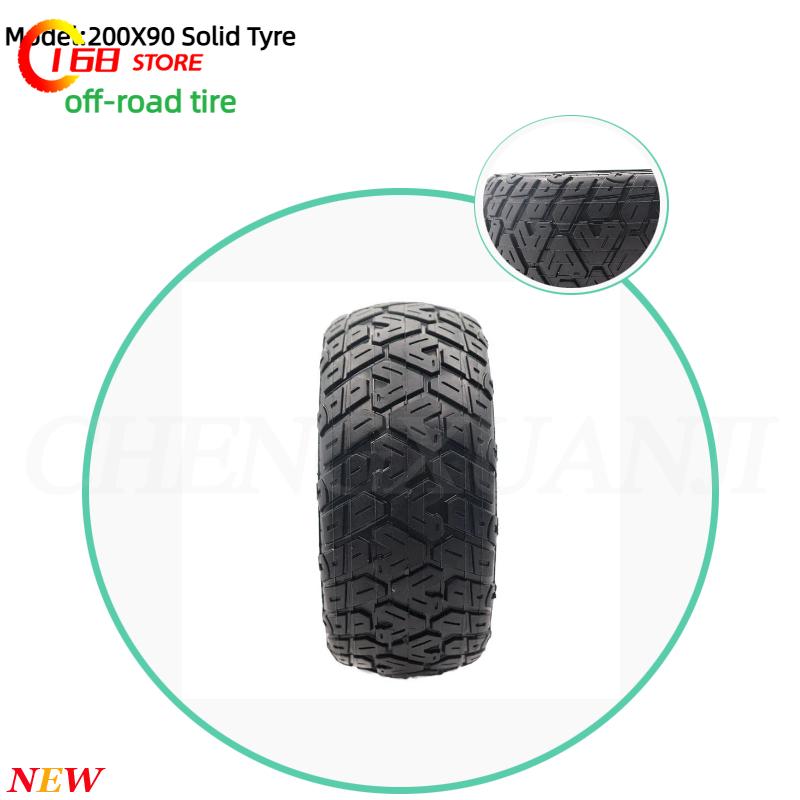 Бескамерная цельнолитая шина 2 – обзор и цена Scooter Tire
