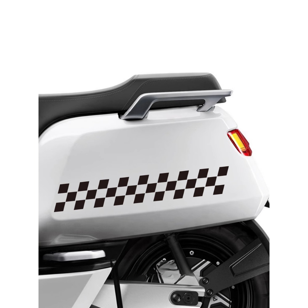 2 шт. клетчатый флаг, наклейки – обзор и цена Scooter Helmet Set